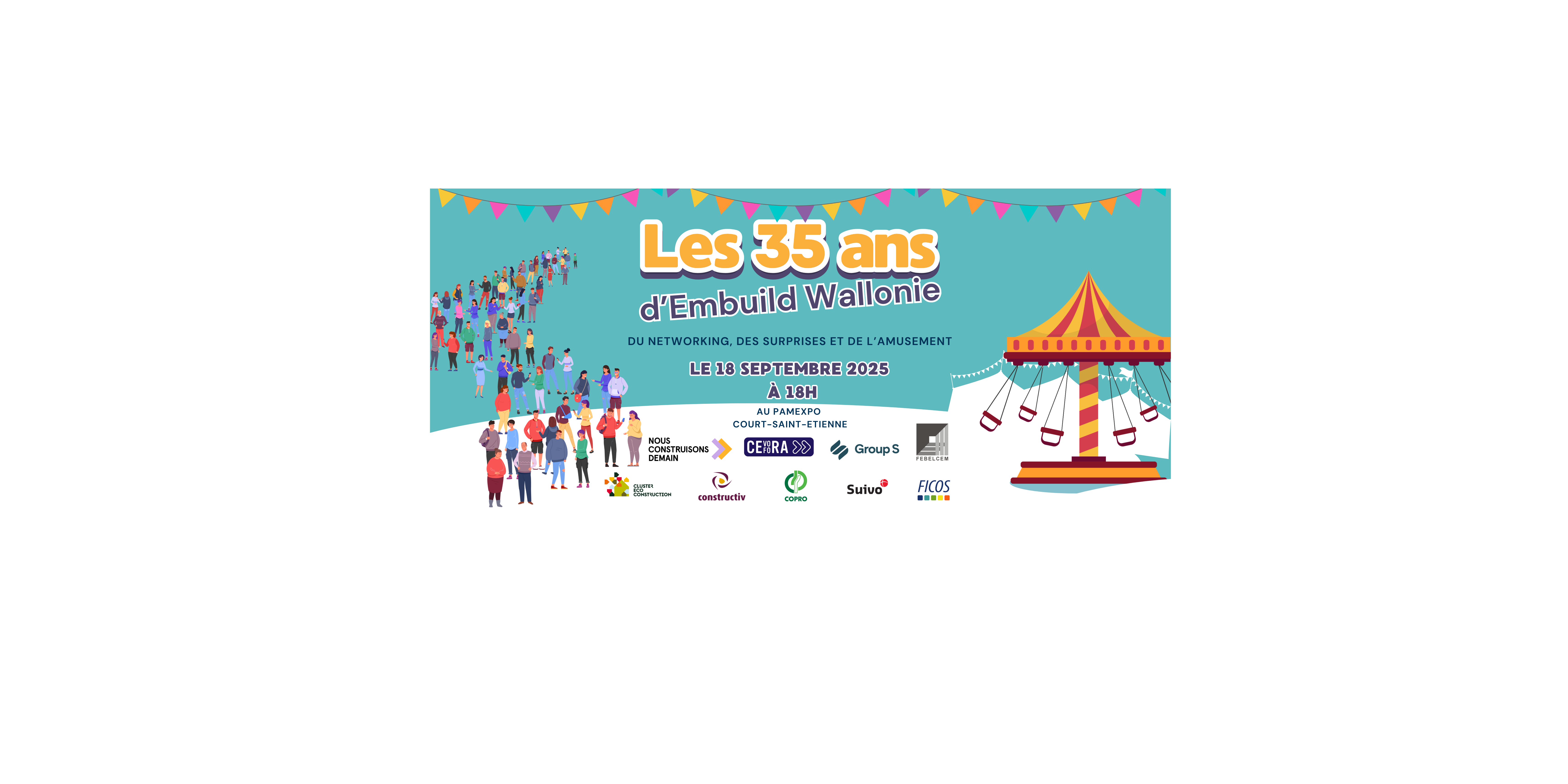 Les 35 ans d'Embuild Wallonie !